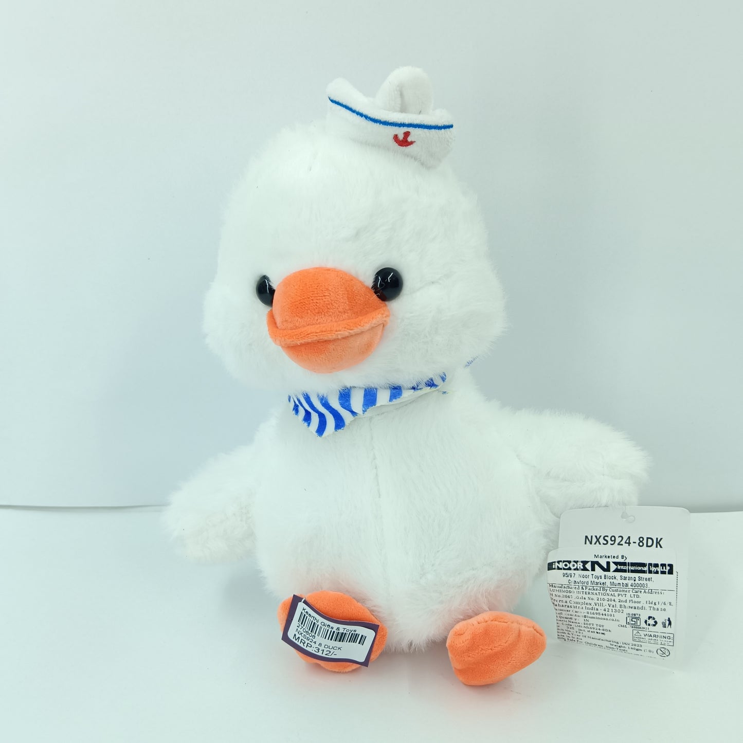 Sailor duck soft toy