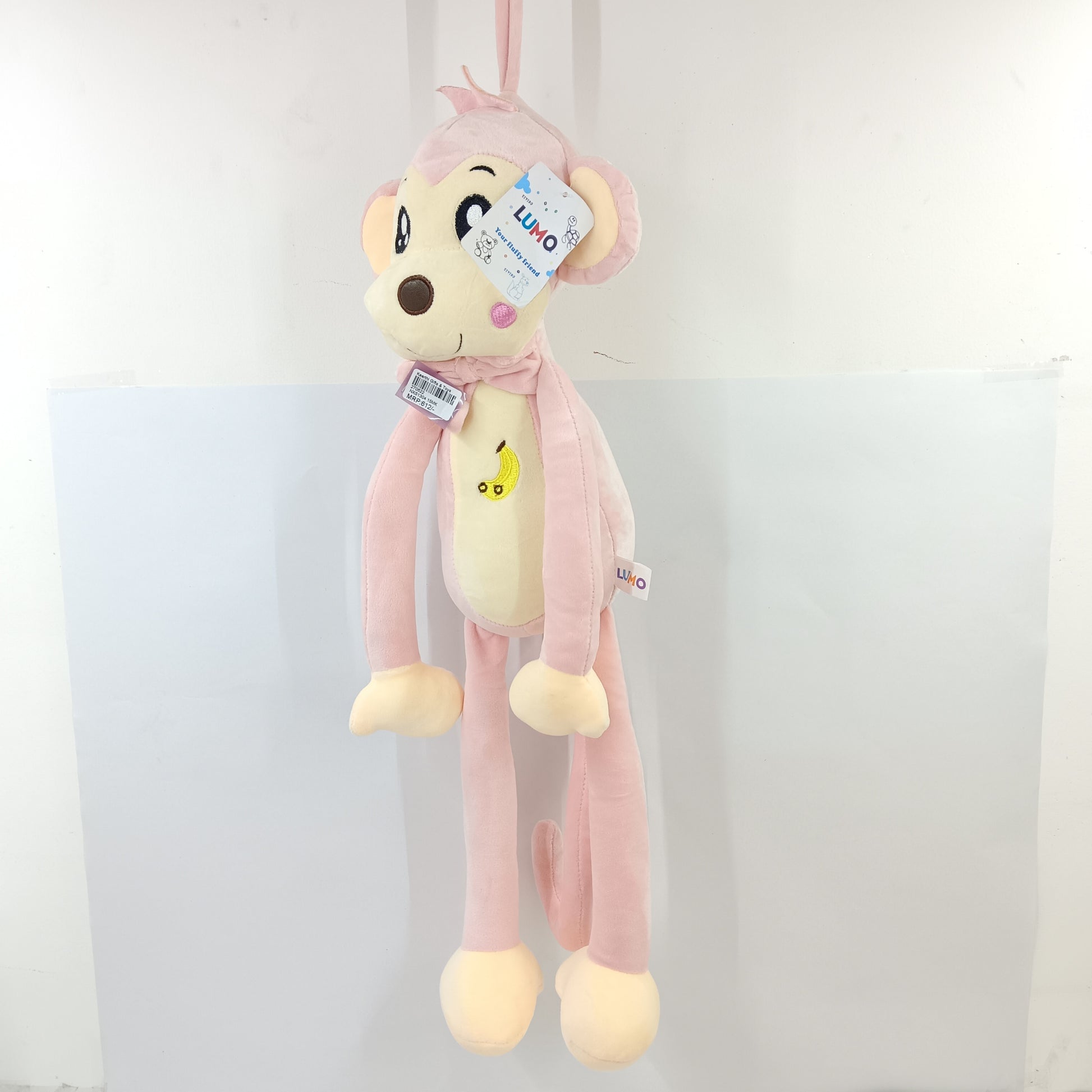 Long and fixable monkey soft toy