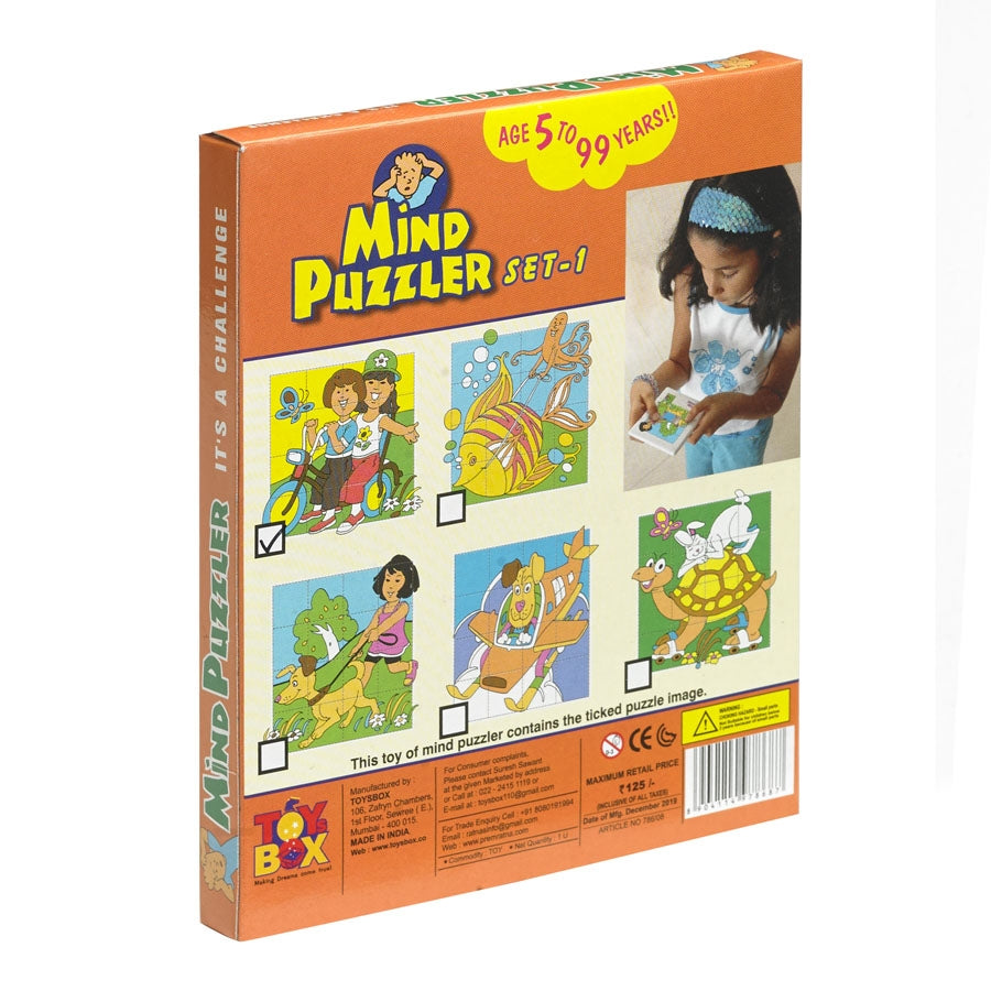 Mind Puzzler for Kids to Develop Their Mind and Brain with Fun Puzzle Activity for ages from above 3 years