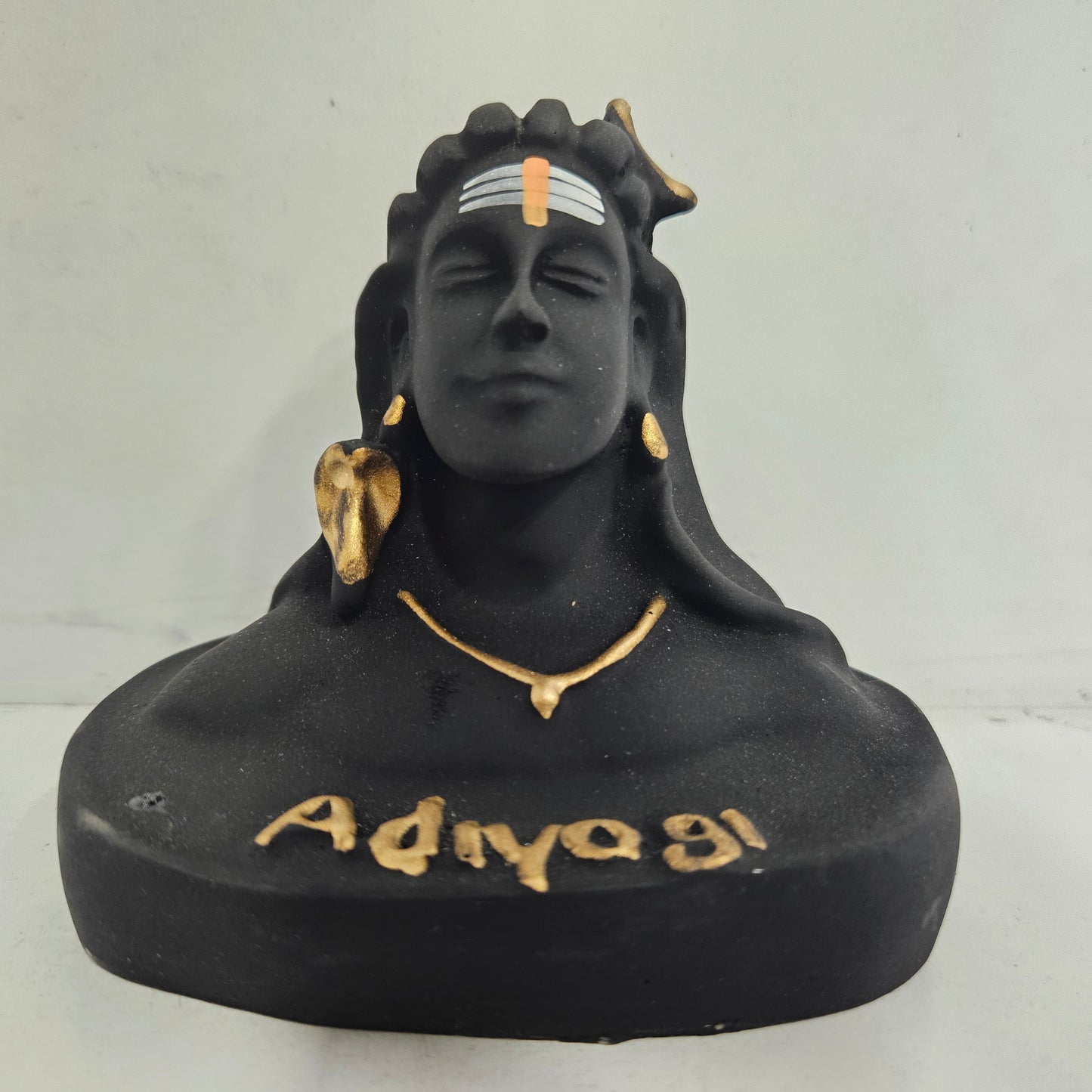 Adiyogi Shiva Statue for Car Dash Board Pooja and Gift Mahadev Murti Idol Lord Adiyogi Shankara for Home Decor Temple Decor Home