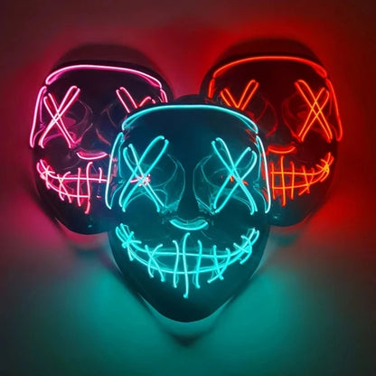 Purge Mask With Led Lights