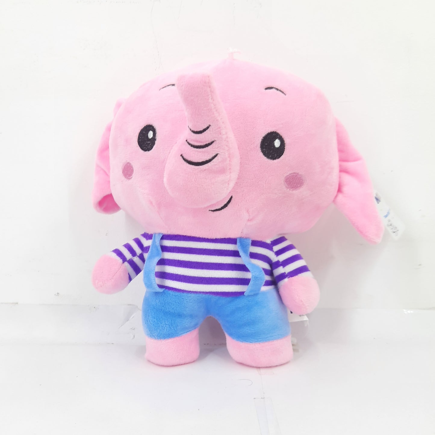 Boy and girl elephant soft toy