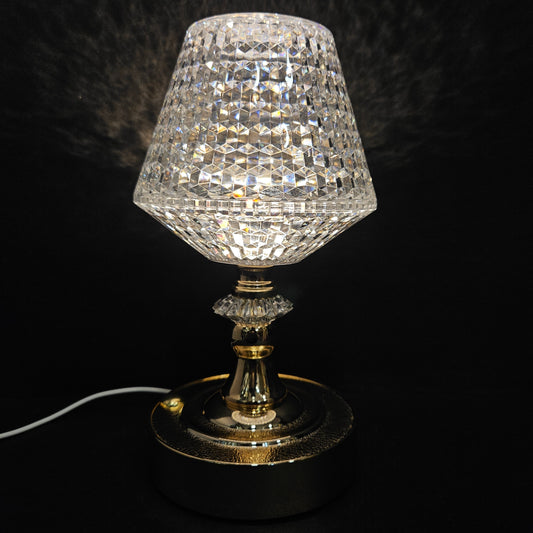 Table Lamp Crystal Diamond Lamp 3 Color USB Touch Sensor Lamp Light Desk Lamp Decor for Bedroom