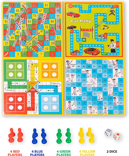 Game Phactory 5 In 1 Board Game With Plastic Money Coins For Young Businessmen To Learn Trading And Other Systems Of Buying And Selling 3 Years And Up