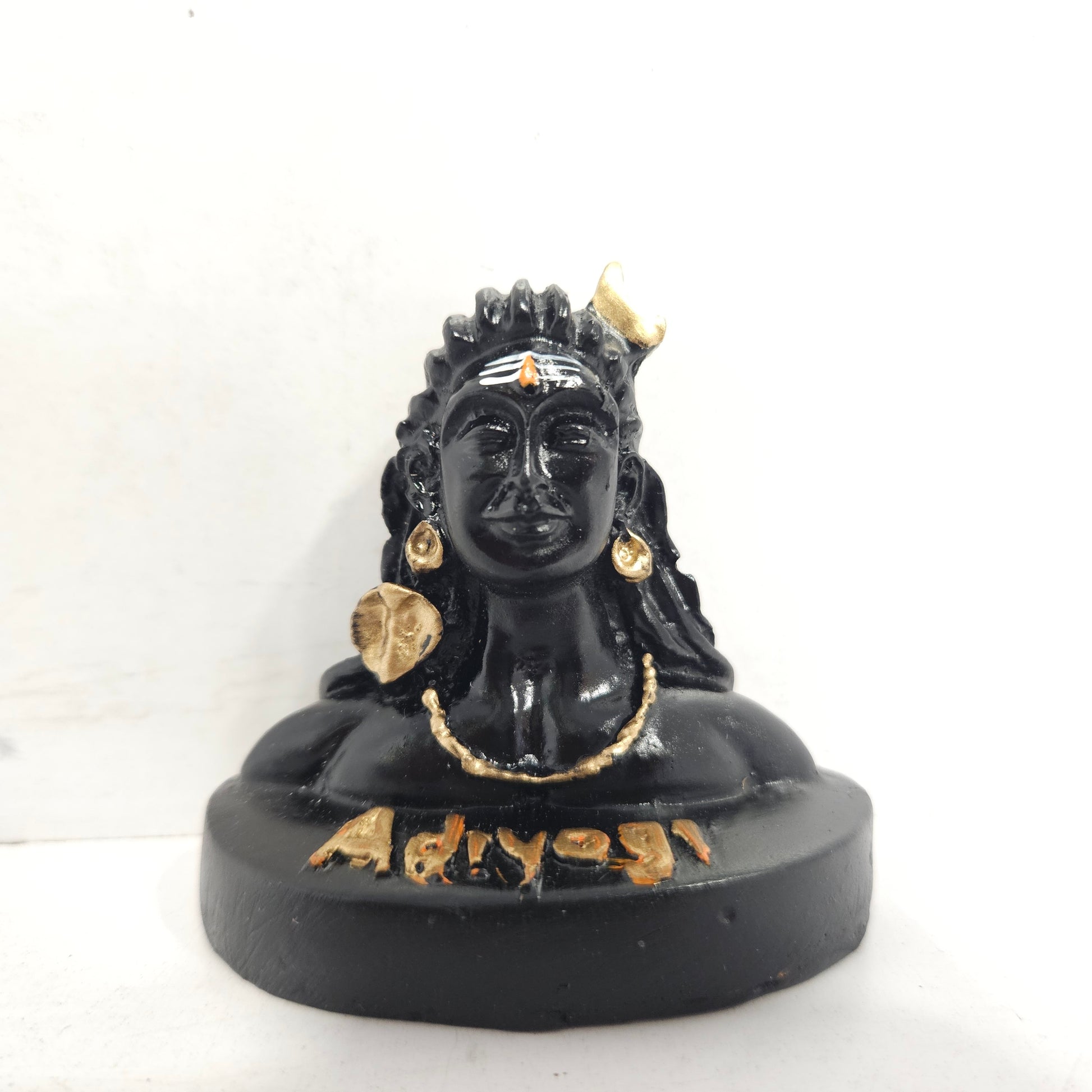 Adiyogi Shiva Statue for Car Dash Board Pooja and Gift Mahadev Murti Idol Lord Adiyogi Shankara for Home Decor Temple Decor Home