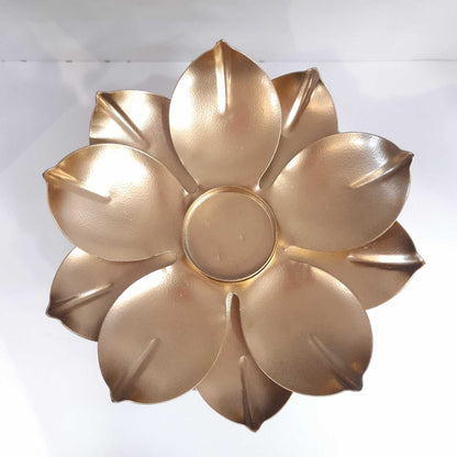 Lotus uril bowl and t-light stand for diwali