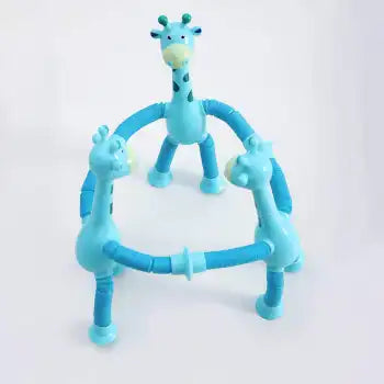 LED Giraffe Telescopic Suction Toy