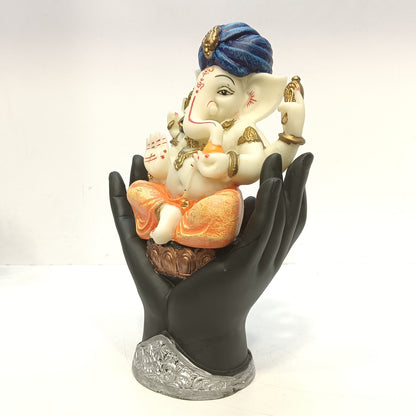 Ganesh in hands idol