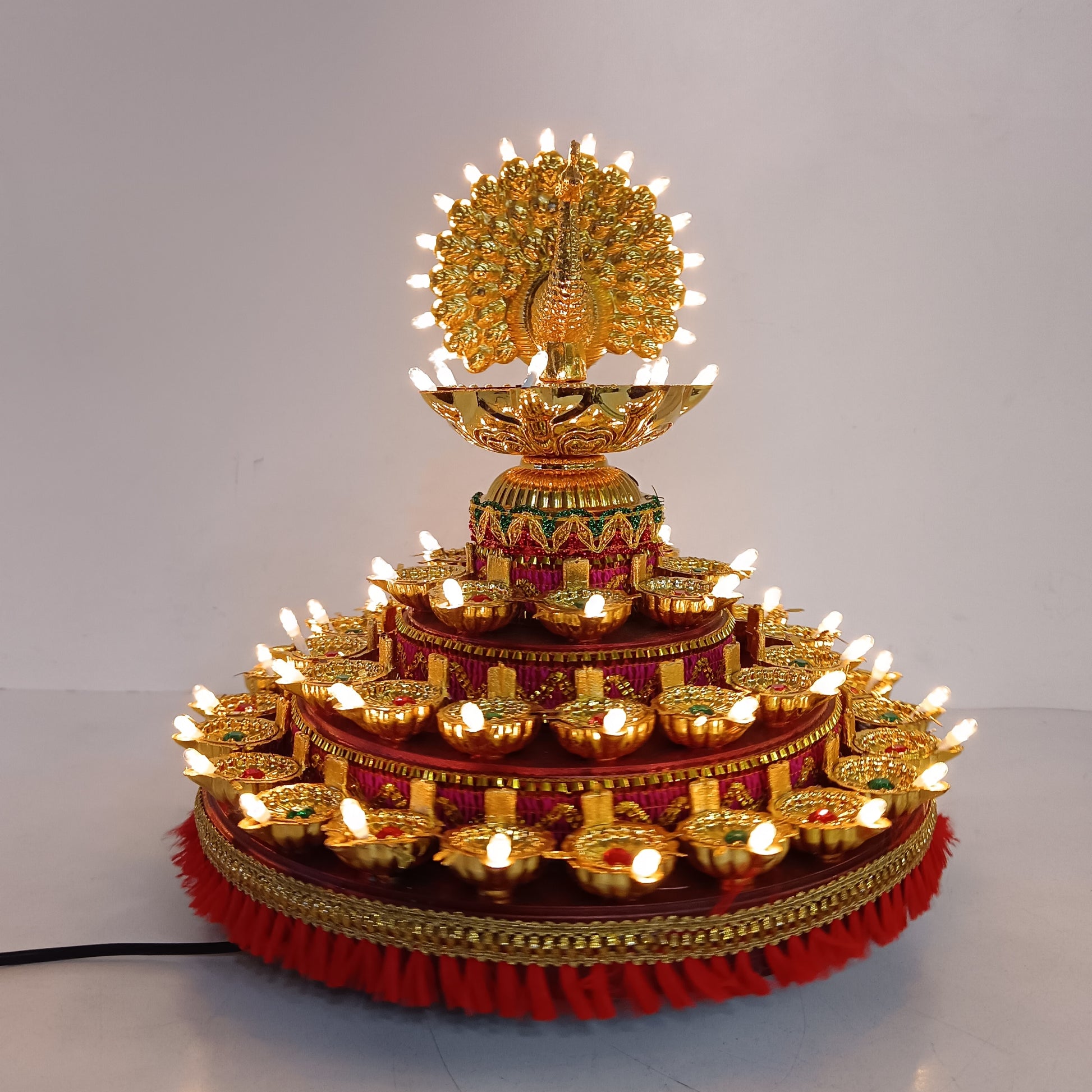 LED DIYA REVOLVING STAND