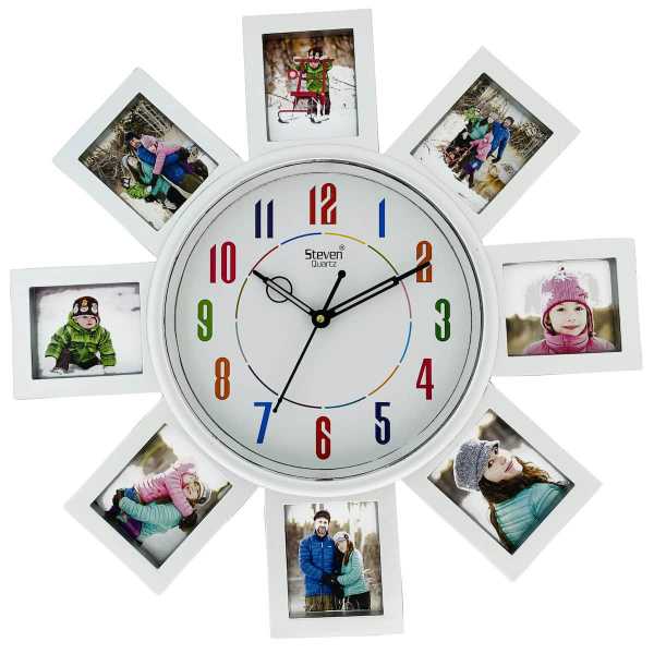 PHOTO FRAME WITH CLOCK