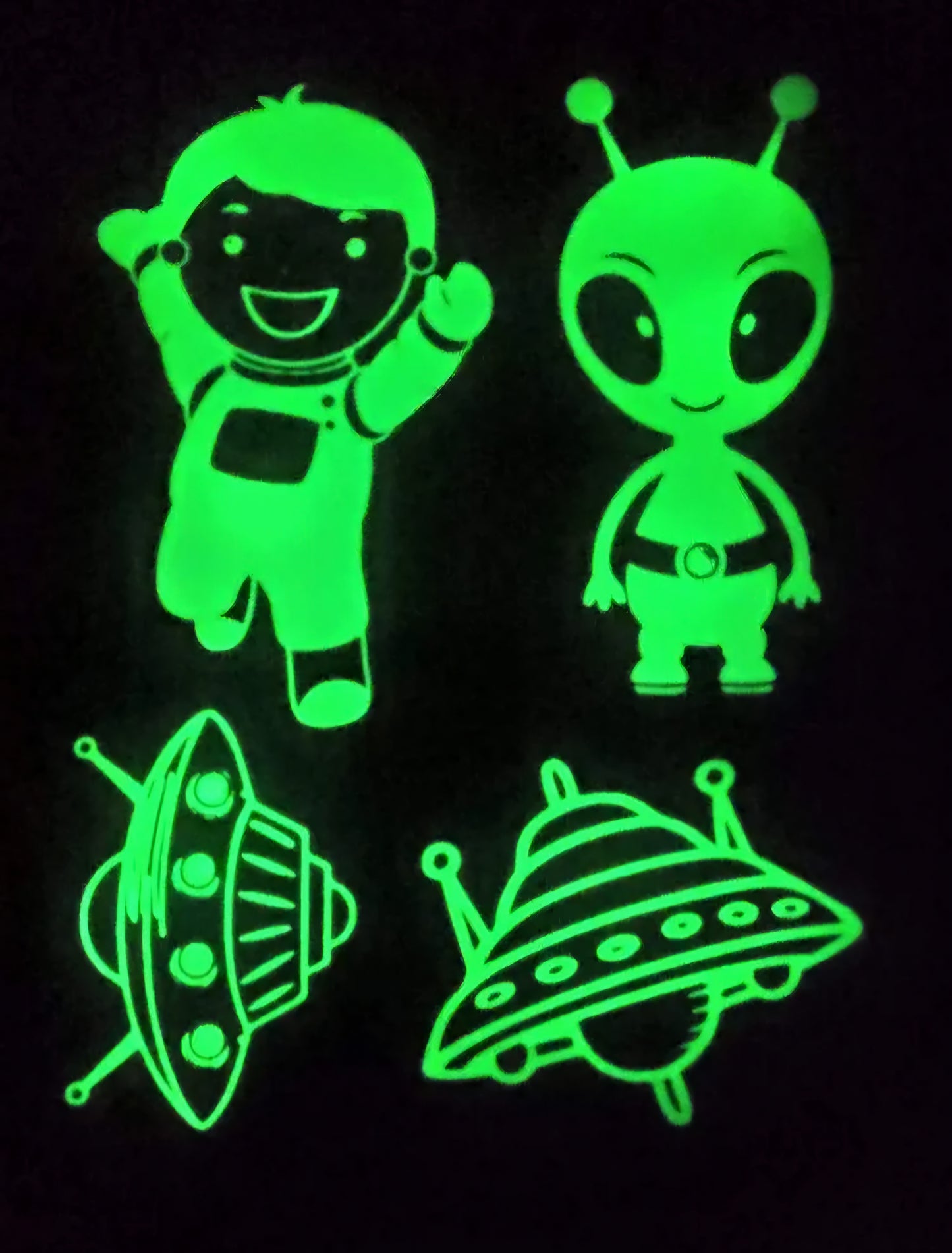 Galaxy Star Glow in The Dark Wall Stickers Ceiling Stickers for kids Room Decoration