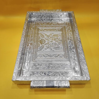 Silver Glass tray