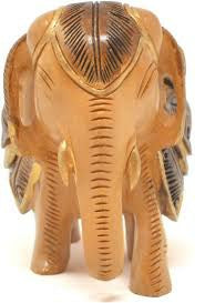 Wooden elephant up