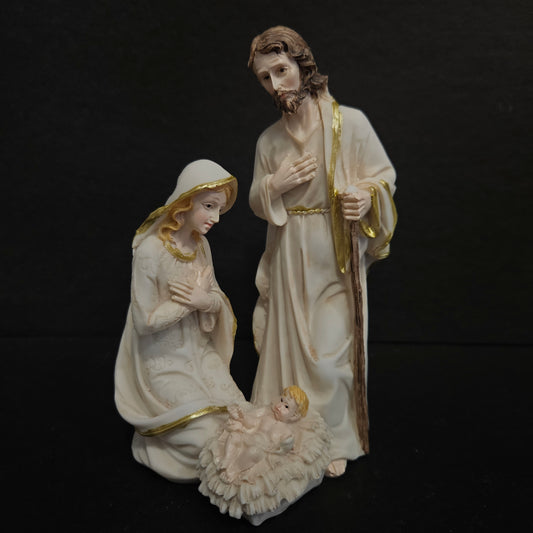 Nativity Scene Figurine Set Resin Traditional for Centerpieces Collectibles Home and Garden Home Decor Figurines