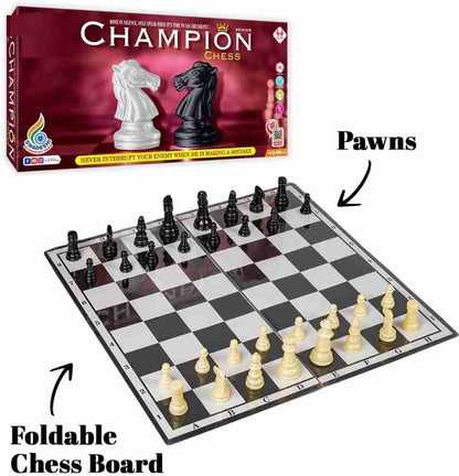 Classic Strategy Game Champion Chess to Develop Strategy Building and Concentration