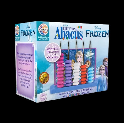 Educational Abacus Junior Frozen for Counting Addition Subtraction Maths Learning Early Educational Kit Toy for Kids 3