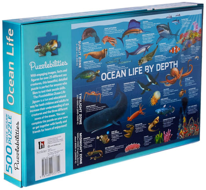 500 Piece Jigsaw Puzzle Ocean Life