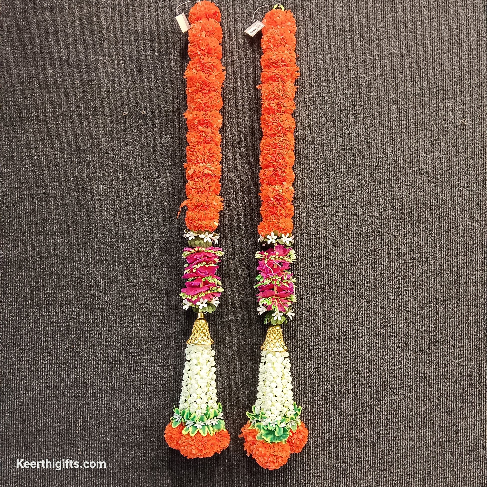 Artificial flowers artificial garlands hangings for door sides and Pooja mandhir decoration