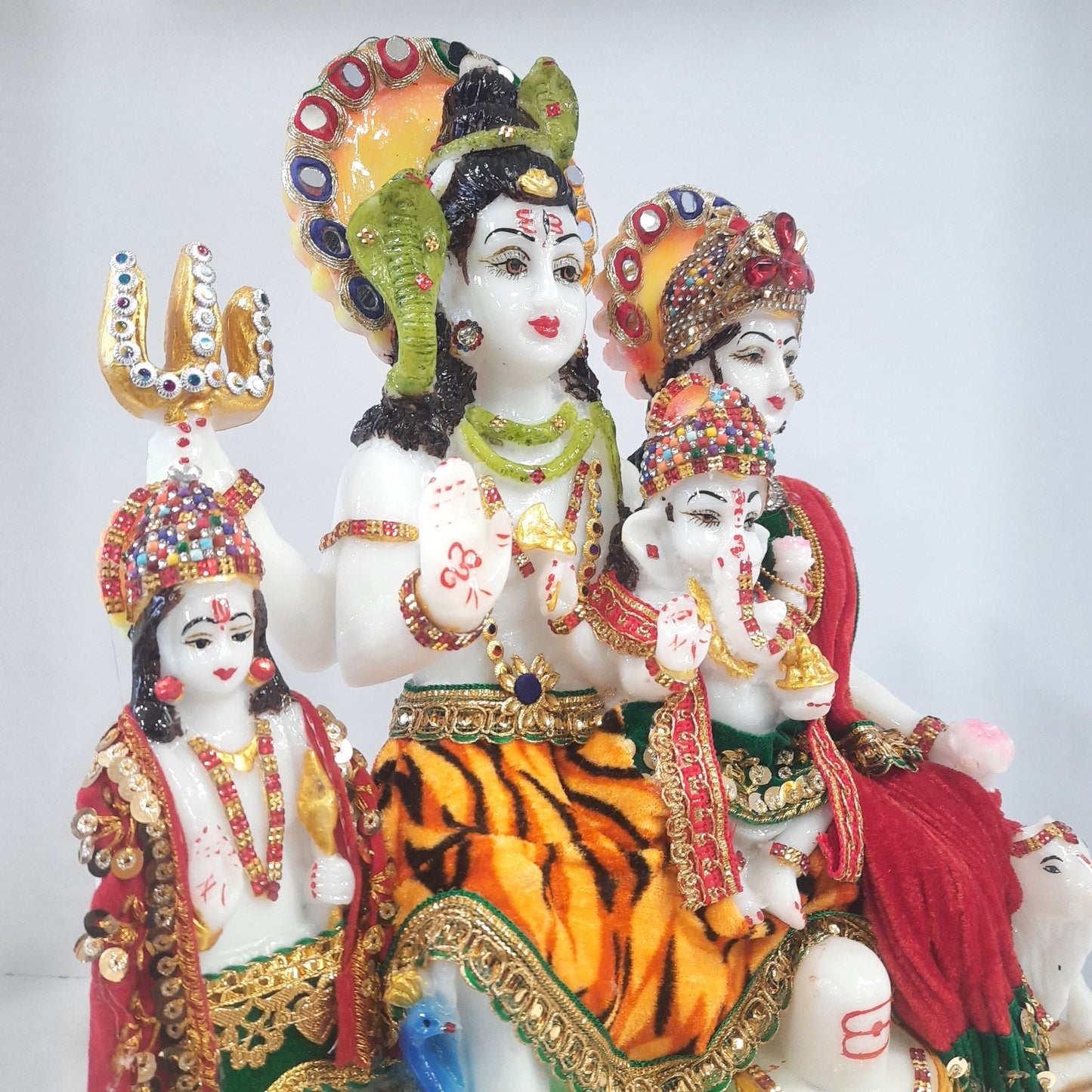 Shiva family showpiece