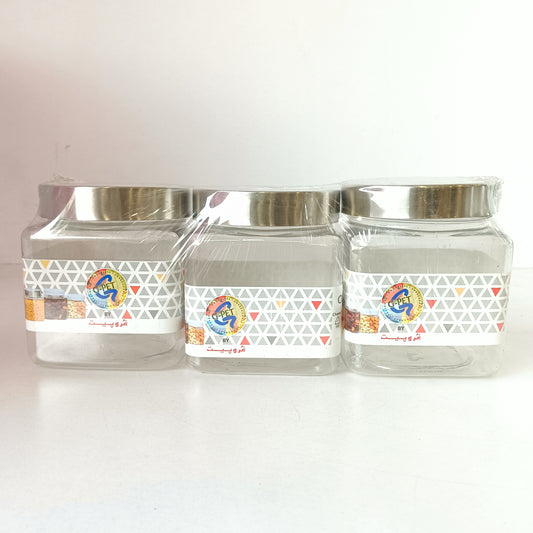 Cube Jar 500Ml 3 piece set