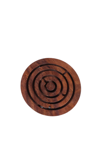 Wooden mini Maze and Labyrinth Puzzle Game for Kids Bhool Bhulaiyaa Indoor Activity Board Game for Children Brain Teaser Toys