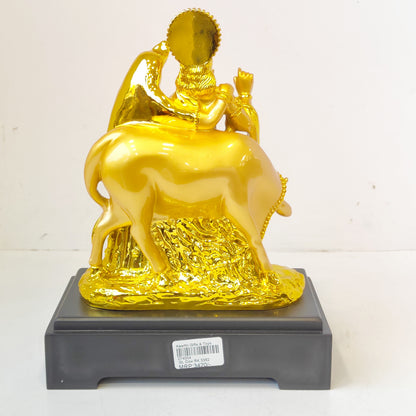 Gold plated Radha Krishna Statue