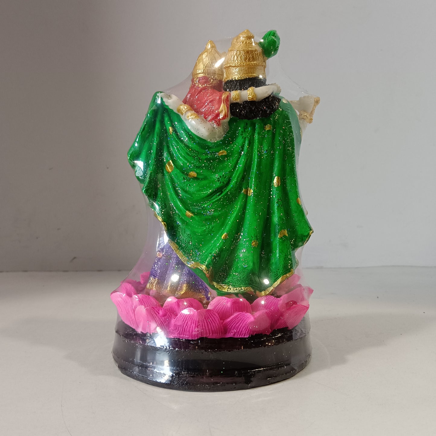 Radha Krishna Lotus idol