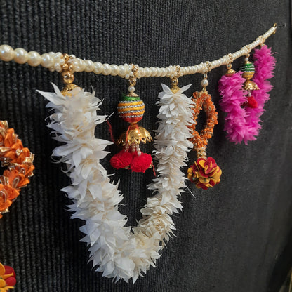 Colorful Toran for Pooja Temple Room Diwali