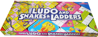 Jumbo Kids snakes and ladder Ludo Game Combo Pack for Family and Friends Fun and Entertainment Play