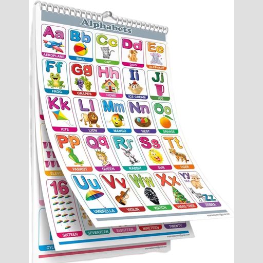 Look and learn big size 11 subjects learning educational calendar for kids