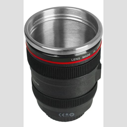 Camera Lens Shaped Coffee Stainless Steel Coffee Mug