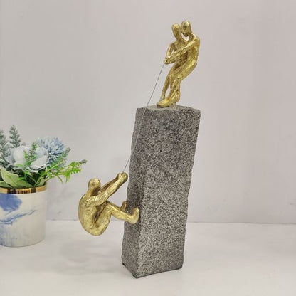 Climbing captured Sculpture for home decoration