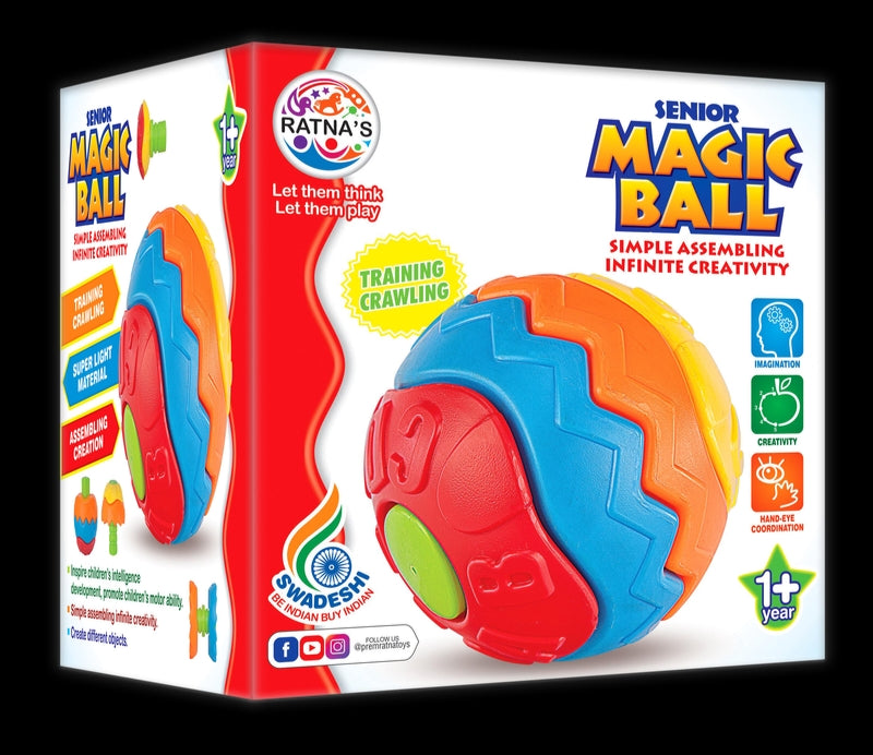 Magic Ball Senior Light Weight Assembling Toy Training Crawling for Infants Non Toxic Toy for Kids