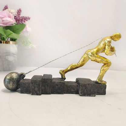 Motivational Strong Man Sculpture for desk