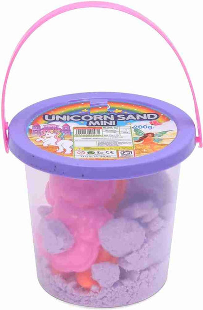 Mini unicorn sand with moulds 200g sand for Kids fun play