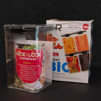 Flocky big air tight storage container