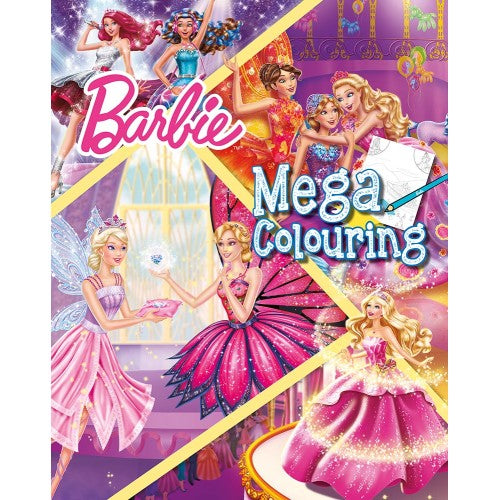 Barbie Mega Colouring