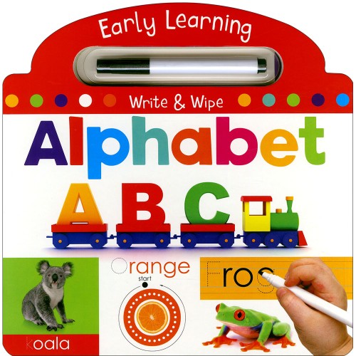 Early Learning Write Wipe Alphabet ABC