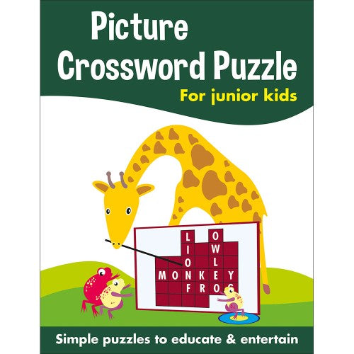 Picture Crossword Puzzles for Junior Kids (Green)