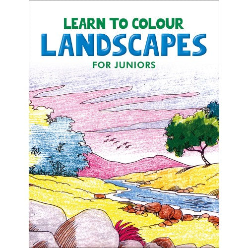 Learn to Colour Landscape for Junior (Blue)