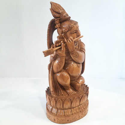 Wooden Bal Gopal Standing Super Fine