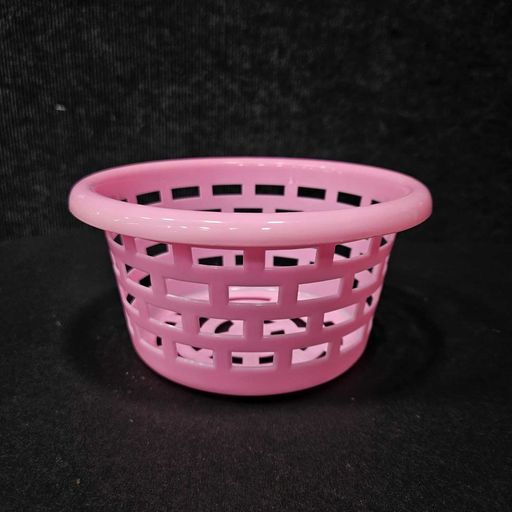 round shaped plastic basket for fruits