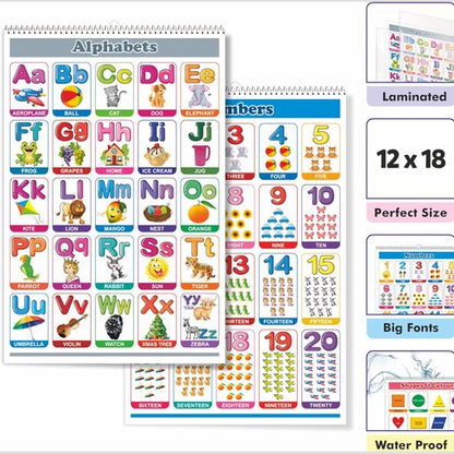 Look and learn big size 11 subjects learning educational calendar for kids