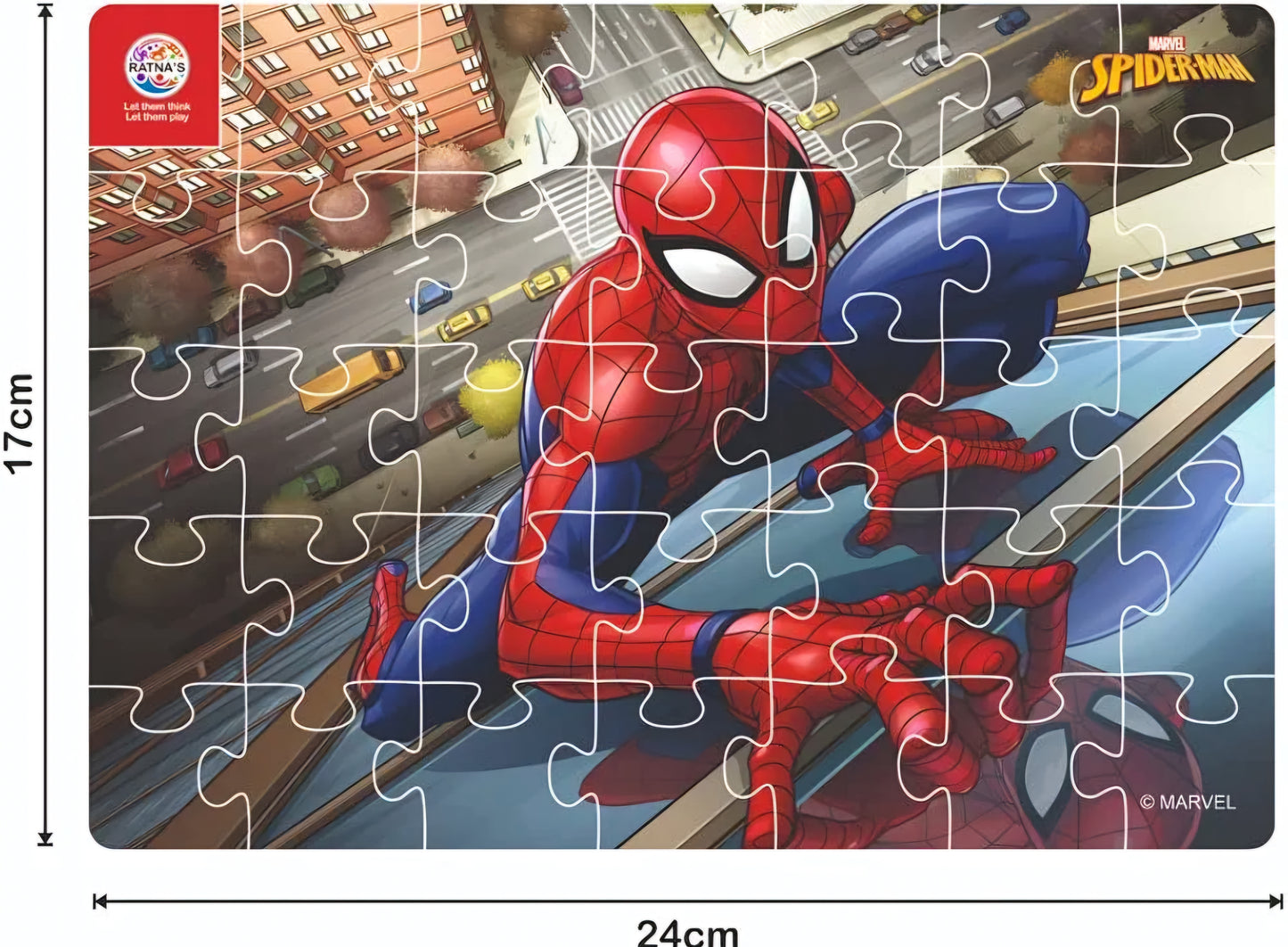 Marvel Spider Man Puzzles 4 in 1 Jigsaw Puzzle Pack for Kids for Age 5 Years Old and Above