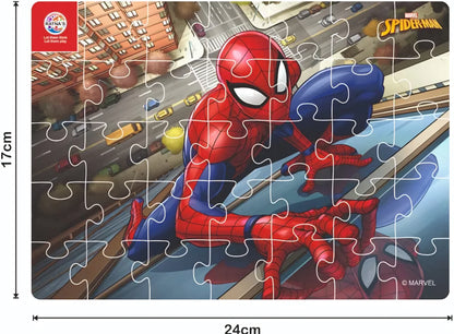 Marvel Spider Man Puzzles 4 in 1 Jigsaw Puzzle Pack for Kids for Age 5 Years Old and Above