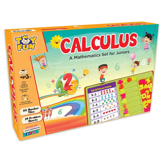 Calculus A mathematics set for Juniors for kids from 3 years above age old