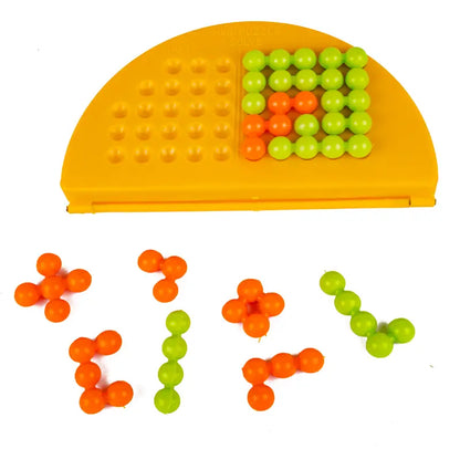 This 3 in 1 Brain Puzzle kit is the best brain exercise kit that will keep your little one engaged in a mind racking challenge to find the right solution