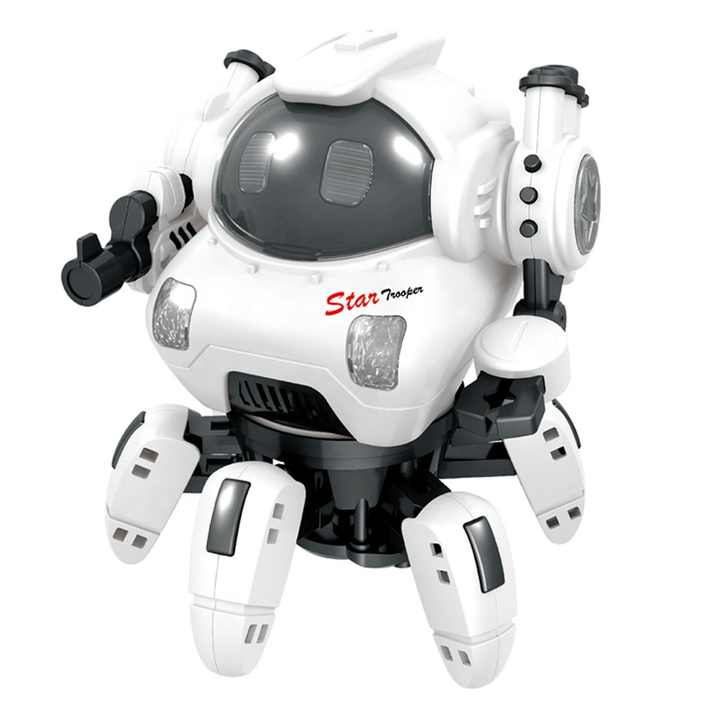 Electric Intelligent Dance Walking Toy Robot with lights Juguete smart robot toy For Kids