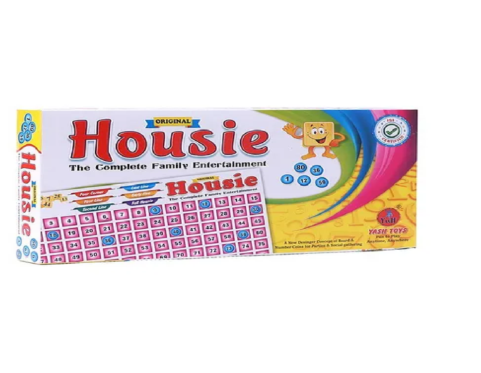 Housie Set for Complete Family Fun to make your family time more fun with housie sets