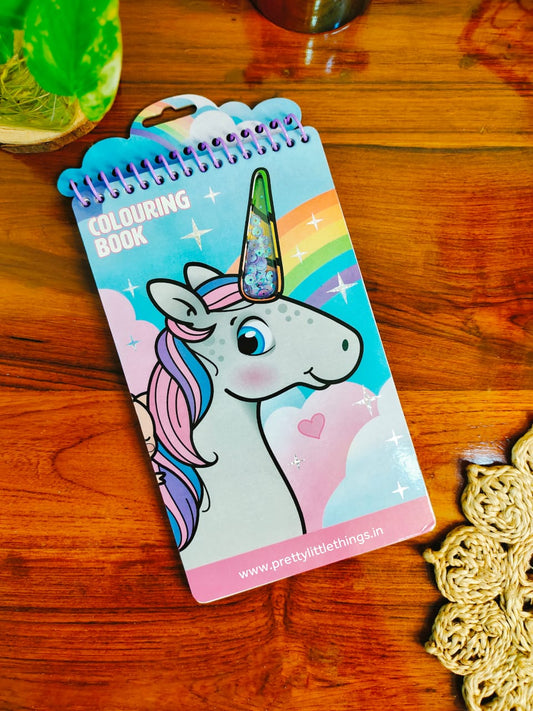 Unicorn Colouring book Guiter